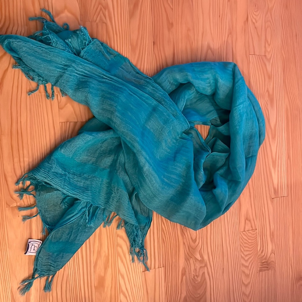 Blue Scarf by Jack Rogers